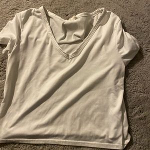 White crop top